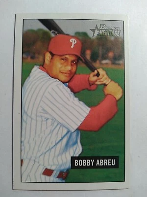 Bobby Abreu 2005 Bowman Heritage Mini #52 - Image 1 of 2