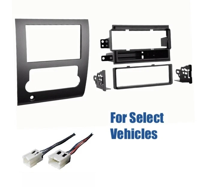 Kit combo painel rádio carro din único para 2008 2009 2010 2011 2012 Nissan Titan - Imagem 1 de 1