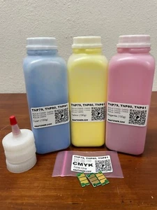 3 x Refill Toner for Konica Bizhub C3300i C4000i C3320i C3350i C4050i + 3 Chip - Picture 1 of 9