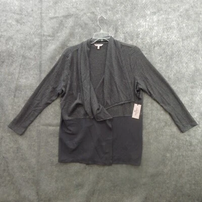 Nuevo cárdigan Juicy Couture para mujer suéter XL cuello en V manga 3/4 Foto 1 de 4