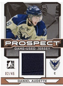 2014-15 ITG Draft Prospects Jerseys Bronze #PGU8 Daniel Audette /45 