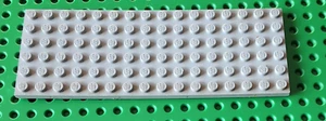 Lego Platte 3027 Bauplatte Grundplatte 6x16 alt hellgrau Zubehör - Bild 1 von 1