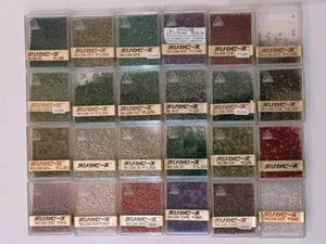 Delica beads 20g 24pcs set multicolor assort Handmade Materials Bundle Sale Jp - Picture 1 of 12
