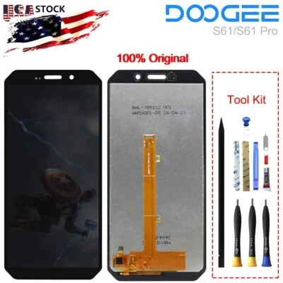 Original LCD Display Touch Screen Digitizer Assembly For Doogee S61 /S61 Pro OEM