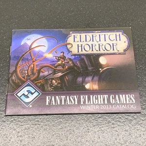 Ephemera Fantasy Flight Games Winter 2013 Catalog Eldritch Horror Cover Booklet - Picture 1 of 3