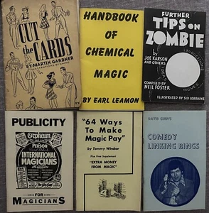 Vintage Magic Trick Booklet Lot (6) - Picture 1 of 7