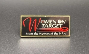 NRA Women On Target gun pin (National Rifle Association) - Picture 1 of 1