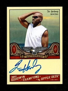 2011 Goodwin Champion TIM HARDAWAY Autograph NBA Basketball HOF - Picture 1 of 2