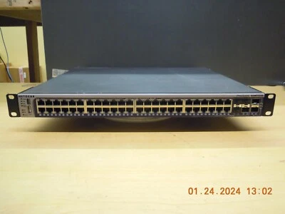Netgear ProSafe GSM7352S 48 + 4 Gig. L3 Managed Stackable Switch + AX742 #S502 - Image 1 of 4