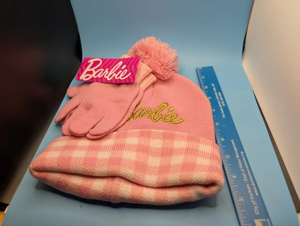 美泰芭比娃娃豆豆(针织帽)全新带标签 — 第 1/4 张图片