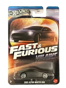 2025 HOT WHEELS FAST & FURIOUS VILLAINS 2005 ASTON MARTIN DB9 - Picture 1 of 1