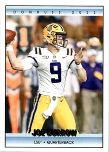Joe Burrow 2022 Chronicles Donruss 1992 Retro - #22 - LSU Tigers - Picture 1 of 2