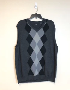 John Henry Sleeveless Pullover Knit Sweater Vest Size XL 100% Cotton Casual - Picture 1 of 15