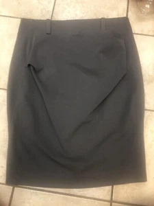 Brunello Cucinelli Gray Stretch Skirt US 12 GUC  - Picture 1 of 6