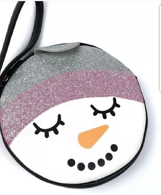 Luv Betsey Johnson Navidad Muñeco de Nieve Sombrero Monedero Muñequera Bolso sin asas Cartera Foto 1 de 4