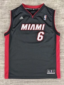 Adidas Miami Heat LeBron James Jersey Size Youth Large - Picture 1 of 9