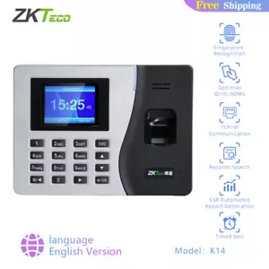 ZKTeco K14 ID/IC/ADMS Sistema di controllo accessi porta impronte digitali e presenza orario - Foto 1 di 16