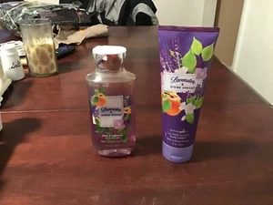 Bath and Body Works Lavendar and spring apricot showergel and body cream - Picture 1 of 2
