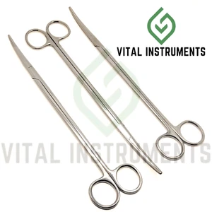 Set of 3 Metzenbaum Scissors Curved 9" Stainless Steel Surgical Instruments - Picture 1 of 1