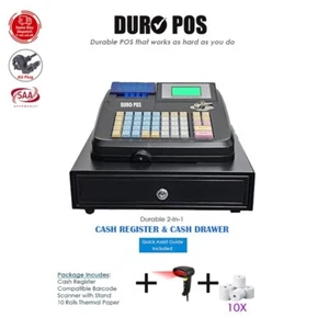 Duro POS Electronic Cash Register Machine Drawer Point Of Sale Money Till Coin - Picture 1 of 14