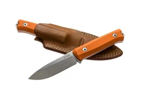 NEW LionSteel B40 G10 Orange Outdoor & Hunting Knives - Picture 1 of 4