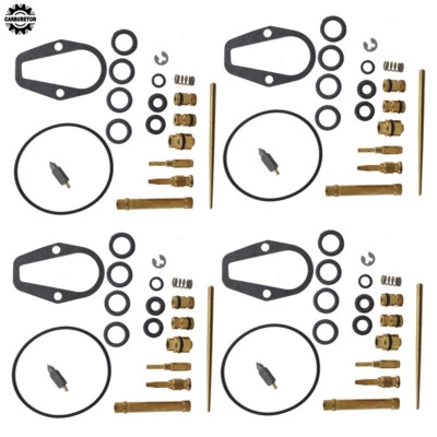 Juego de 4 kit de reparación de reconstrucción de carburador 1974-1976 para Honda CB550 CB550F CB550K Foto 1 de 4