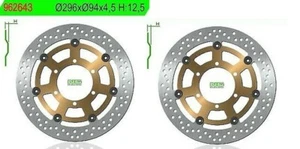 COPPIA DISCHI FRENO ANTERIORI NG HONDA CB 600 F SPORT 2001 2002 - Imagen 1 de 3
