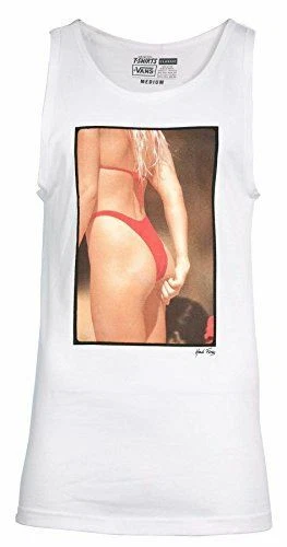 Vans Men's Tight Squeeze Tan Tank Top-White-Small - Image 1 of 1