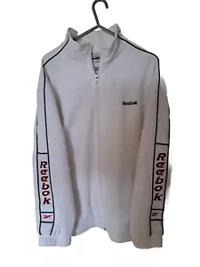 Reebok Weiß Vintage Jacke Jugend XL - Bild 1 von 4