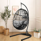Hanging Egg Chair Swing Chair Wicker Relaxing Indoor Outdoor Pod Seat Garden