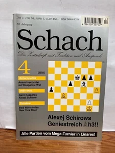 Schach die Zeitschrift und Anspruch Heft 4 1998 - Bild 1 von 1