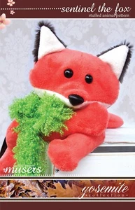 SENTINEL THE FOX Stuffed Animal Sewing Pattern by McKay Manor Musers - Picture 1 of 2