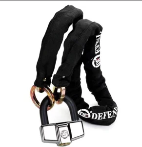 Anti-Theft U-Lock, Hardened Steel Shackle With 46 in Chain - Picture 1 of 4