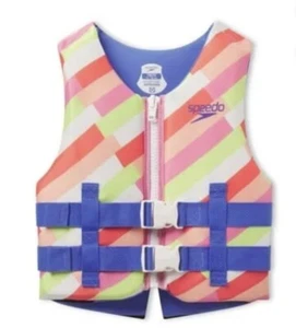 Speedo Youth PFD Life Jacket Vest - Pink Parasol - Picture 1 of 3
