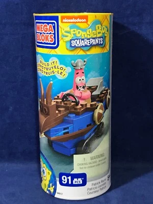 PATRICK RACER -  Mega Bloks 94617 - SPONGEBOB SQUAREPANTS Nickelodeon CAR - Image 1 of 4