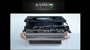AMD Socket AM3+ AM2+ CPU Cooler Fan with Near Silent Feature for FX Phenom - New - Picture 1 of 7