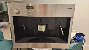 MIELE CVA 615 Coffee Maker  - FOR PARTS - Stainless Steel Trim part are working  - Picture 1 of 12