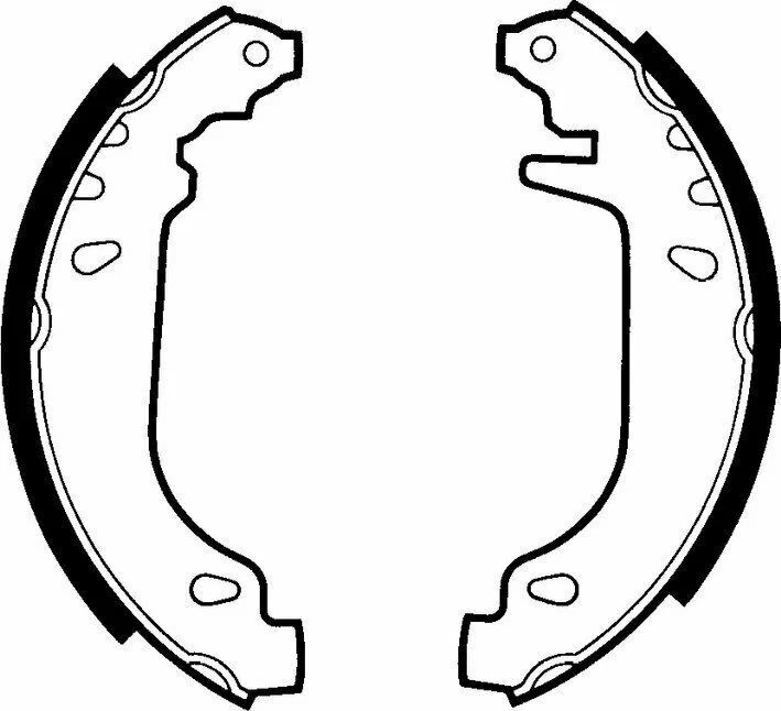Delphi Bremsbackensatz LS1404 für RENAULT hinten  - Bild 1 von 1