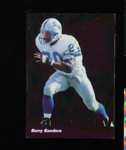 1996 Fleer Football Barry Sanders Statistically Speaking - NMMT           #3376