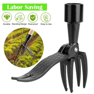 Outdoor Weeder Stand Up Weed Puller Tool Claw Garden Root Remover Killer Easy US - Picture 1 of 9