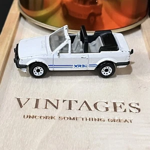 1985 Matchbox Ford Escort XR3i Cabriolet  White 1:56 Macau Vintage Convertible - Bild 1 von 7