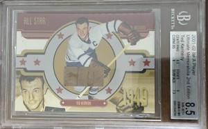 Ted Kennedy 01-02 Be A Player ITG Ultimate Memorabilia All Star History GU Glove