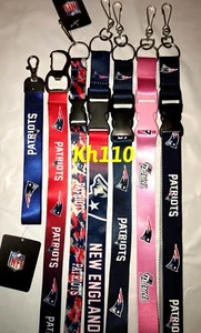 NFL New England Patriots keychain Lanyard - Pick Your Color! - Picture 1 of 30