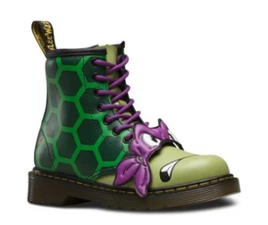 Dr. Martens Kids 8 Loch Delaney Donnie J D.Green Hero Turtles - Picture 1 of 24