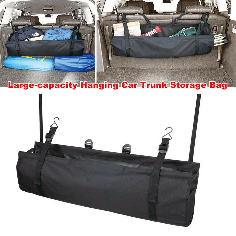 Gran Capacidad Colgante Coche SUV Maletero Bolsa de Almacenamiento Plegable Bicicleta Organizador Equipaje Foto 1 de 4