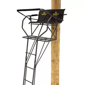 Rivers Edge Relax 2-Man LS Ladder Stand, 16’10” Height, Lockdown Strap System - Picture 1 of 10