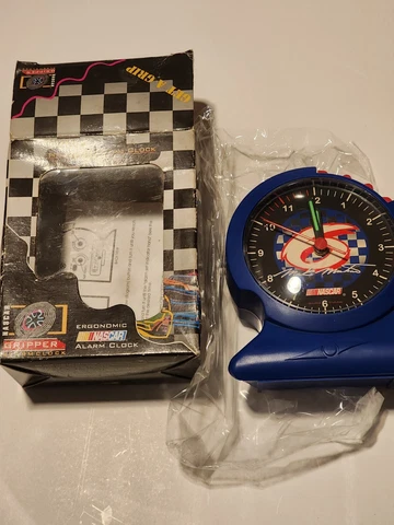 MARK MARTIN #6 VALVOLINE NASCAR ALARM CLOCK - New Open Box Cover