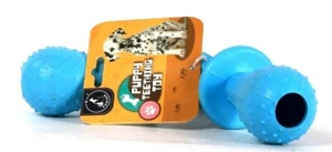 2 Count SLB Products Pawfam Blue Puppy Teething Toy - Picture 1 of 1