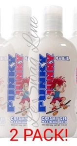 2X PUNKY JUNKY Creamy Gel Max Hold  WET LOOK  UNISEX 17.63 oz /500g Sexy Look - Picture 1 of 4