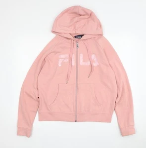 Sudadera con capucha rosa con cremallera completa Fila para mujer - talla S - Imagen 1 de 12